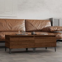  Side Tables 2 pcs Brown Oak 50x46x35 cm Engineered Wood