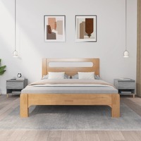  Bedside Tables 2 pcs Grey Sonoma 50x46x50 cm Engineered Wood