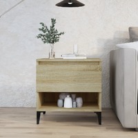  Side Table Sonoma Oak 50x46x50 cm Engineered Wood