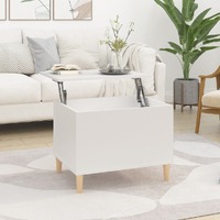  Coffee Table White 60x44.5x45 cm Engineered Wood