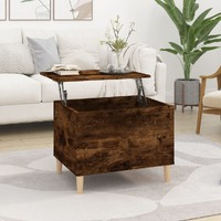  Coffee Table Smoked Oak 60x44.5x45 cm Engineered Wood