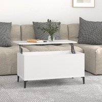  Coffee Table White 90x44.5x45 cm Engineered Wood