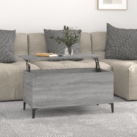  Coffee Table Grey Sonoma 90x44.5x45 cm Engineered Wood