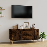  TV Cabinet Smoked Oak 102x44.5x50 cm Engineered Wood