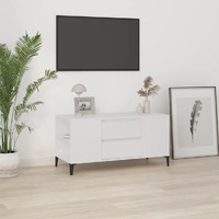  TV Cabinet White 102x44.5x50 cm Engineered Wood