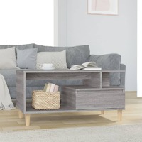  Coffee Table Grey Sonoma 90x49x45 cm Engineered Wood