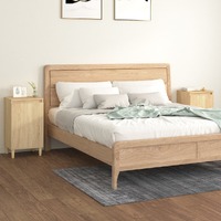  Bedside Cabinets 2 pcs Sonoma Oak 40x35x70 cm Engineered Wood