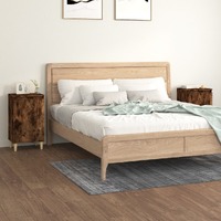  Bedside Cabinets 2 pcs Smoked Oak 40x35x70 cm Engineered Wood