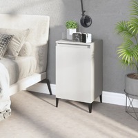  Bedside Cabinet White 40x35x70 cm Engineered Wood