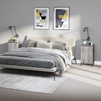  Bedside Cabinets 2 pcs Grey Sonoma 40x35x70 cm Engineered Wood