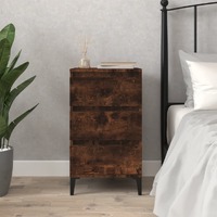  Bedside Cabinet Smoked Oak 40x35x70 cm Engineered Wood