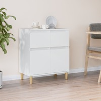  Sideboard White 60x35x70 cm Engineered Wood