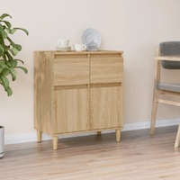  Sideboard Sonoma Oak 60x35x70 cm Engineered Wood