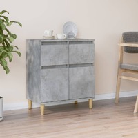  Sideboard Concrete Grey 60x35x70 cm Engineered Wood