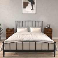  Bedside Cabinets 2 pcs Smoked Oak 40x35x70 cm