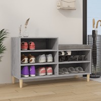  Shoe Cabinet Grey Sonoma 102x36x60 cm Engineered Wood