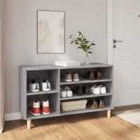  Shoe Cabinet Grey Sonoma 102x36x60 cm Engineered Wood