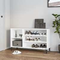  Shoe Cabinet White 102x36x60 cm Engineered Wood