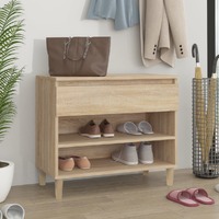  Shoe Cabinet Sonoma Oak 70x36x60 cm Engineered Wood