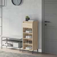  Shoe Rack Sonoma Oak 40x36x105 cm Engineered Wood