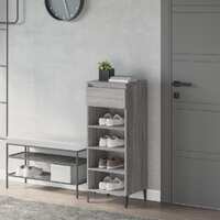  Shoe Rack Grey Sonoma 40x36x105 cm Engineered Wood