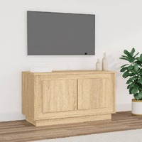  TV Cabinet Sonoma Oak 80x35x45 cm Engineered Wood