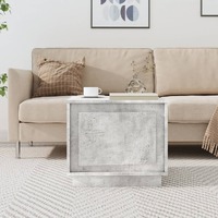  Coffee Table Concrete Grey 51x50x44 cm Engineered Wood