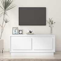  Coffee Table White 102x50x44 cm Engineered Wood