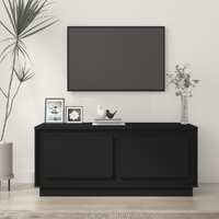 Coffee Table Black 102x50x44 cm Engineered Wood