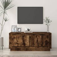  Coffee Table Smoked Oak 102x50x44 cm Engineered Wood