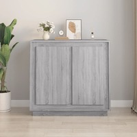  Sideboard Grey Sonoma 80x34x75 cm Engineered Wood
