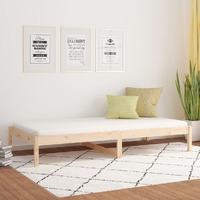  Day Bed without Mattress 90x190 cm Solid Wood Pine