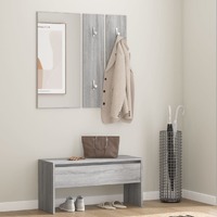  Hallway Furniture Set Grey Sonoma Engineered Wood