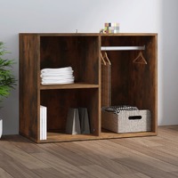  Dressing Cabinet Smoked Oak 80x40x65 cm Engineered Wood