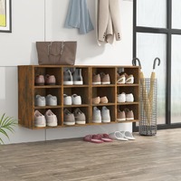  Shoe Cabinets 2 pcs Smoked Oak 52.5x30x50 cm