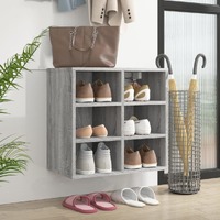 Shoe Cabinet Grey Sonoma 52.5x30x50 cm