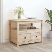 Coffee Table 71x49x55 cm Solid Wood Pine