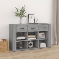  Sideboard Grey Sonoma 100x30x59.5 cm Engineered Wood