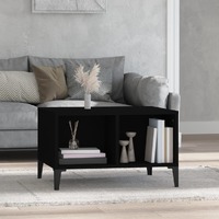  Coffee Table Black 60x50x36.5 cm Engineered Wood