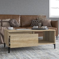  Coffee Table Sonoma Oak 90x50x36.5 cm Engineered Wood