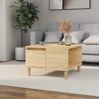  Coffee Table Sonoma Oak 55x55x36.5 cm Engineered Wood