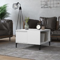  Coffee Table White 55x55x36.5 cm Engineered Wood
