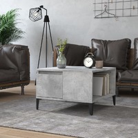  Coffee Table Concrete Grey 55x55x36.5 cm Engineered Wood