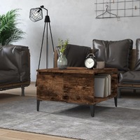  Coffee Table Smoked Oak 55x55x36.5 cm Engineered Wood