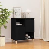  Sideboard Black 60x35x70 cm Engineered Wood