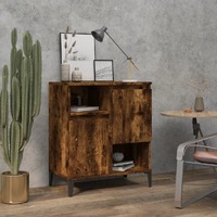  Sideboard Smoked Oak 60x35x70 cm Engineered Wood