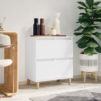  Sideboard White 60x35x70 cm Engineered Wood