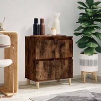 Sideboard Smoked Oak 60x35x70 cm Engineered Wood