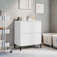  Sideboard White 60x35x70 cm Engineered Wood