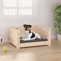  Dog Bed 55.5x45.5x28 cm Solid Pine Wood